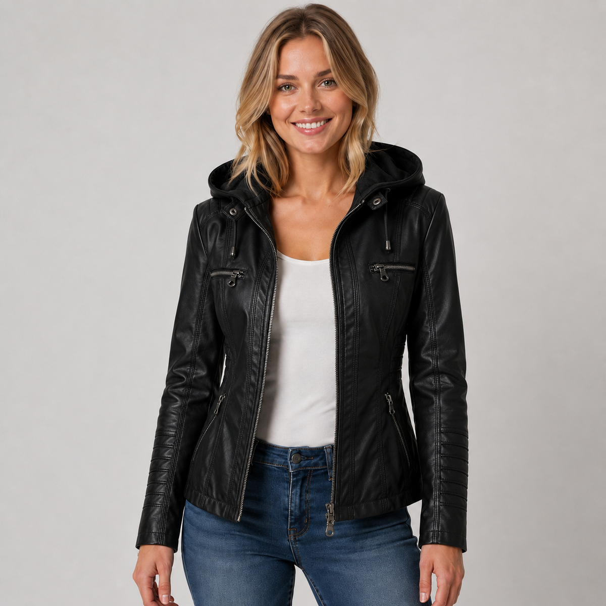 Corinne Detachable Hood Jacket