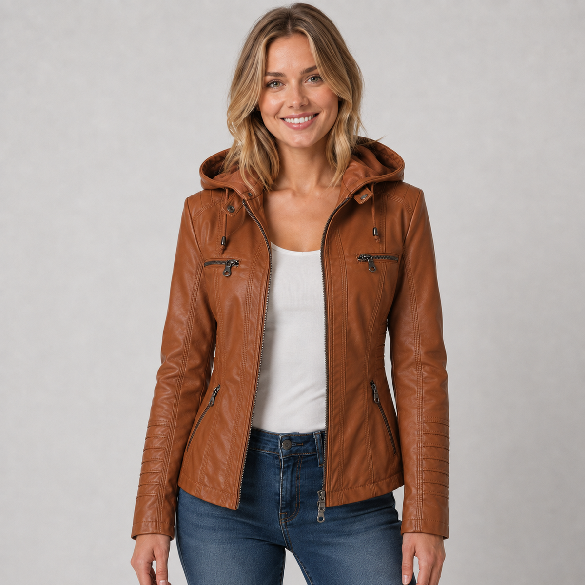 Corinne Detachable Hood Jacket