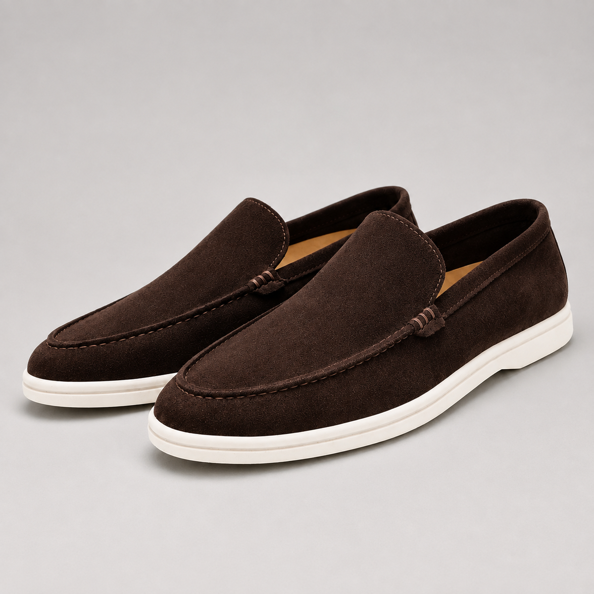 Emerson Suede-Look Loafers