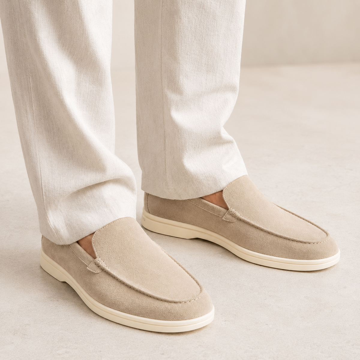 Emerson Suede-Look Loafers