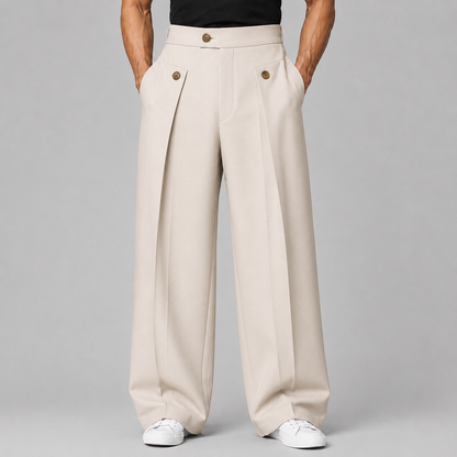 Desmond Pleated Front Trousers