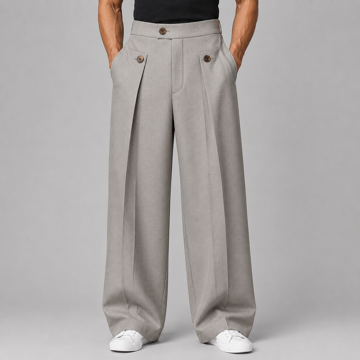 Desmond Pleated Front Trousers