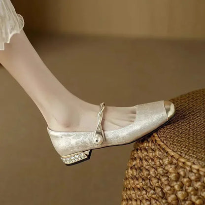 Rosalie Braided Strap Mary Janes
