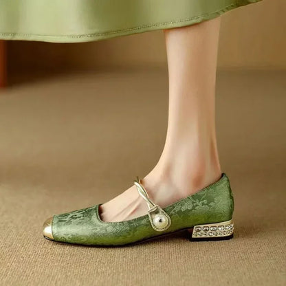 Rosalie Braided Strap Mary Janes