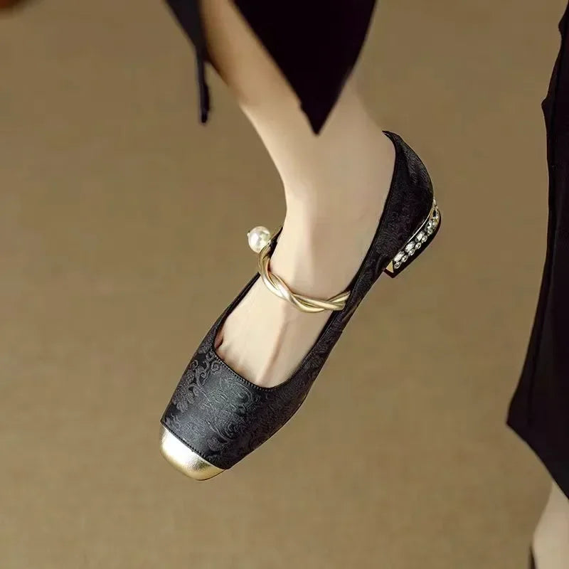 Rosalie Braided Strap Mary Janes