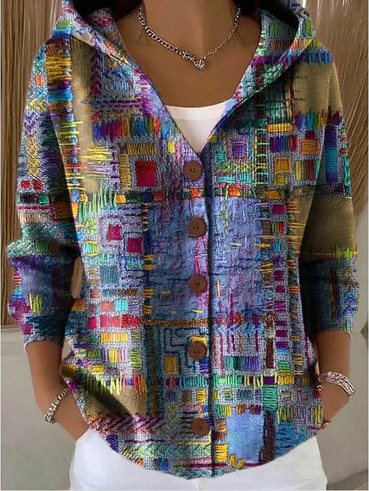 Rosemary Hooded Knit Cardigan