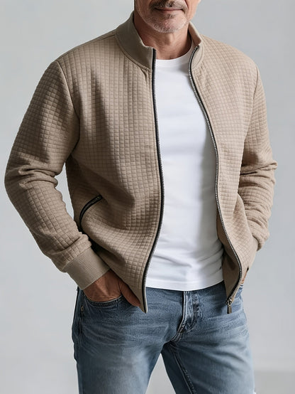 Grayson Stand-Collar Zip Jacket