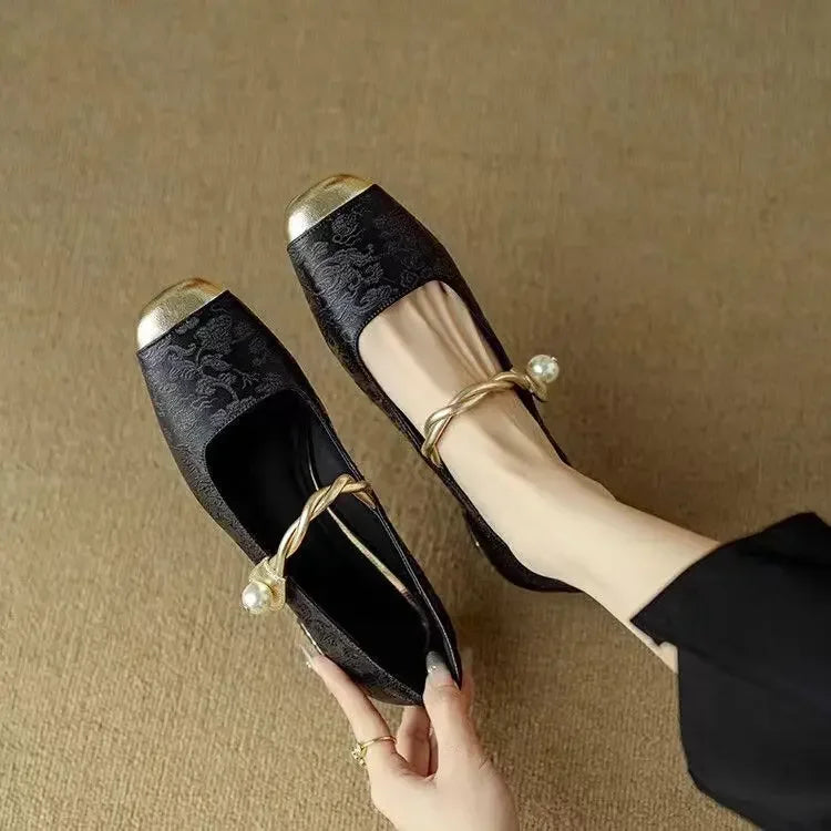 Rosalie Braided Strap Mary Janes