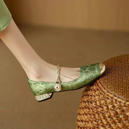 Rosalie Braided Strap Mary Janes