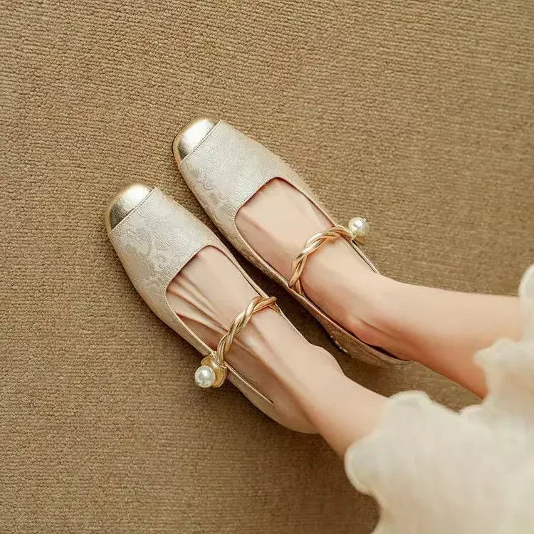 Rosalie Braided Strap Mary Janes