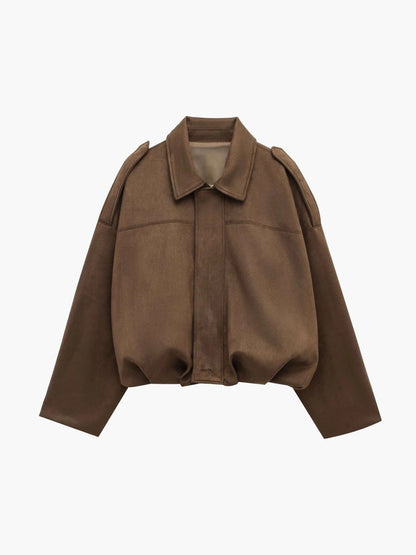 Vivienne Fold Collar Bomber