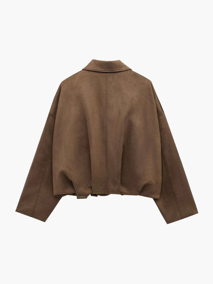 Vivienne Fold Collar Bomber