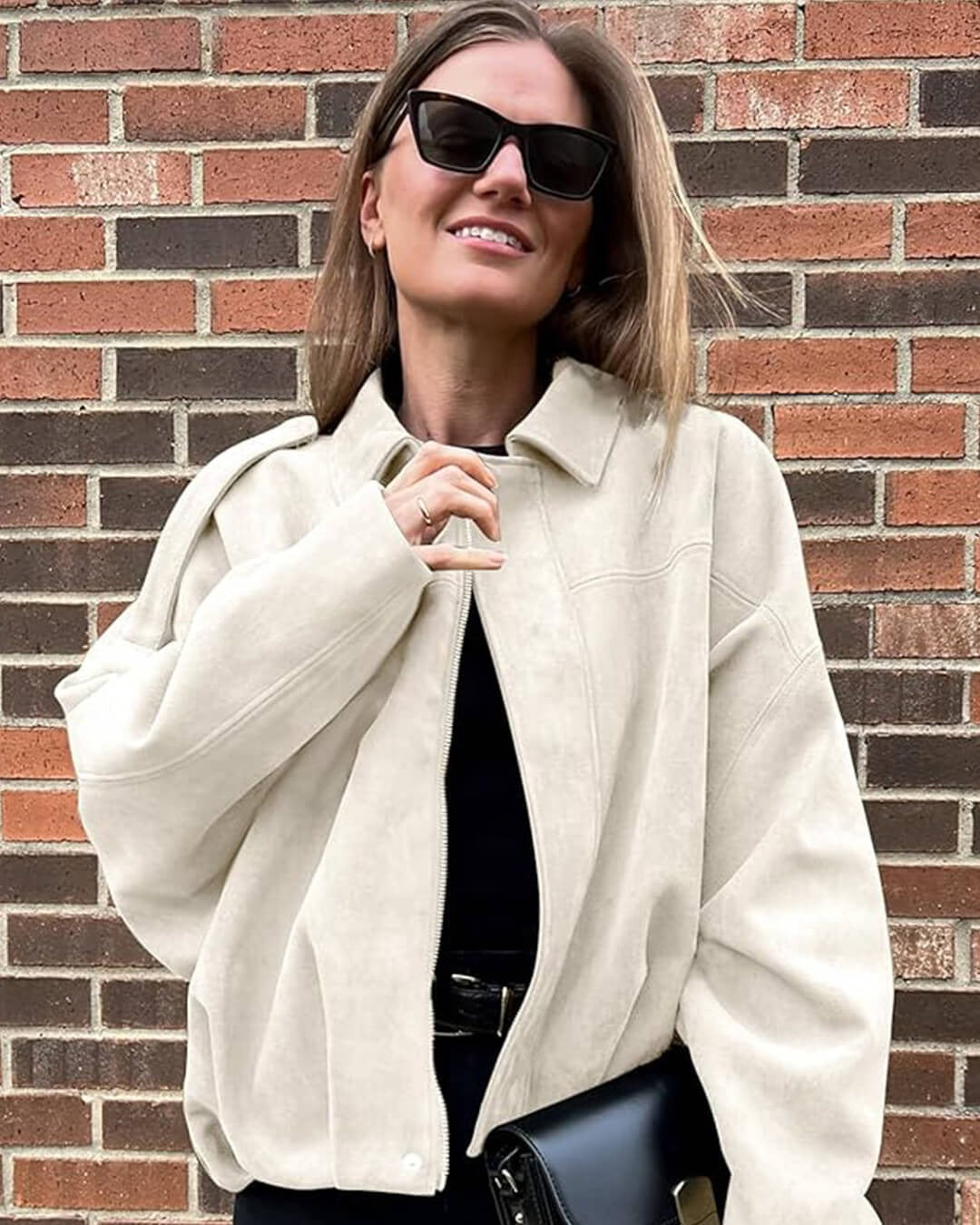 Vivienne Fold Collar Bomber