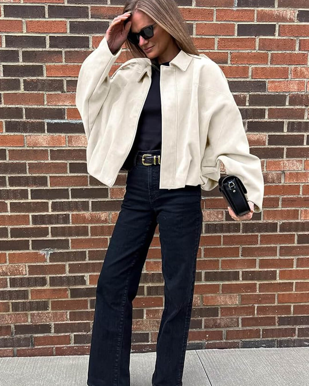 Vivienne Fold Collar Bomber