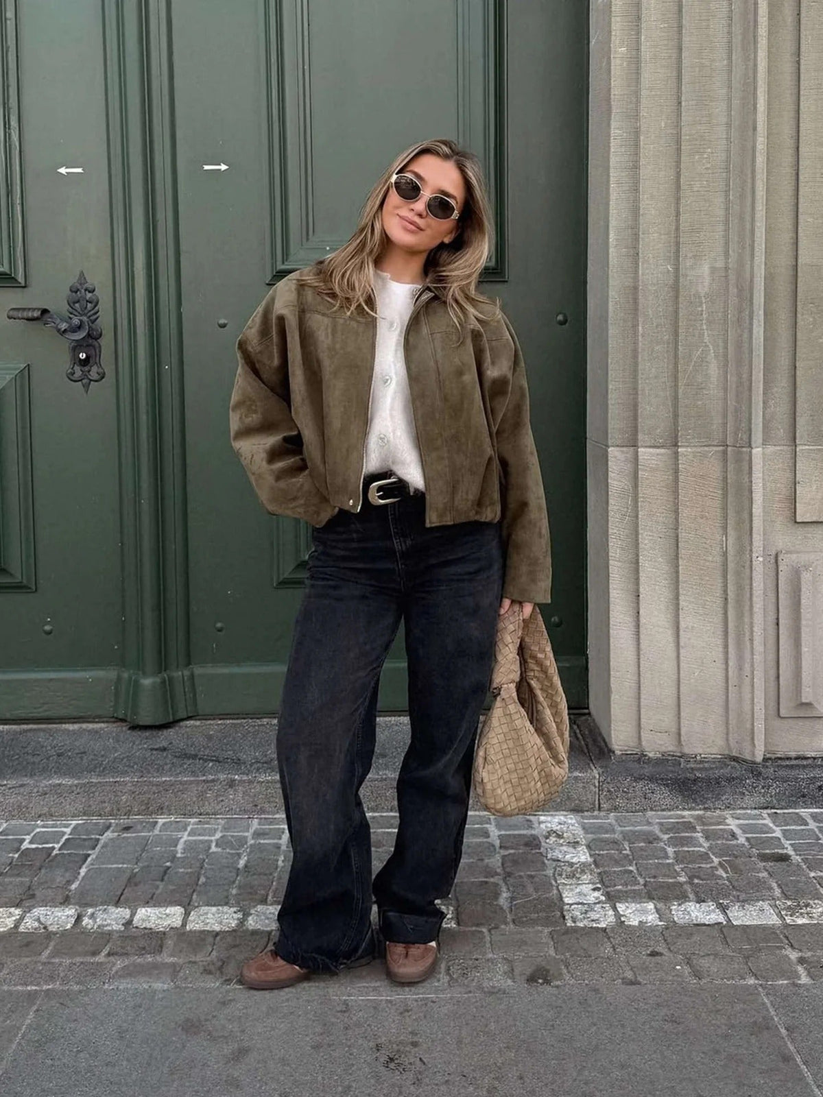 Vivienne Fold Collar Bomber