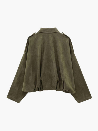 Vivienne Fold Collar Bomber