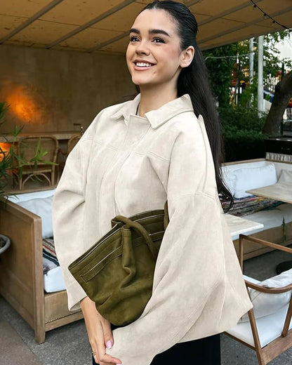 Vivienne Fold Collar Bomber