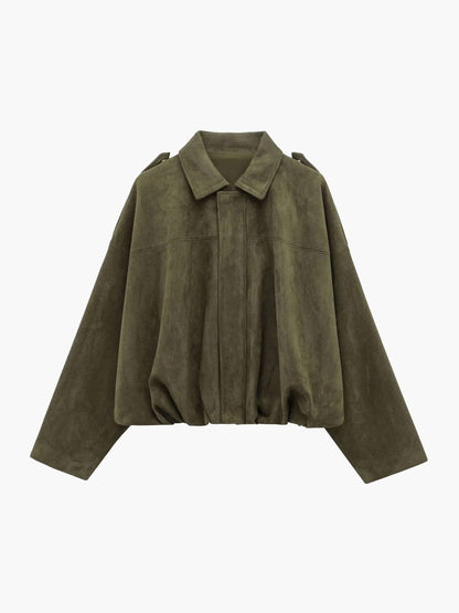 Vivienne Fold Collar Bomber