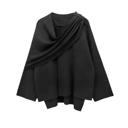 Wren Asymmetrical Hem Poncho