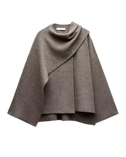 Wren Asymmetrical Hem Poncho